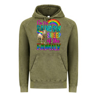 Vintage Olive I'm The Rainbow Sheep Of The Family Vintage Hoodie - BundleAndBundleShop