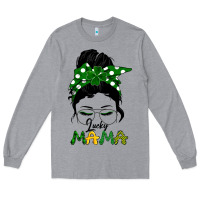 Heather Grey Lucky Mama Long Sleeve Tee - Bettercallsaul