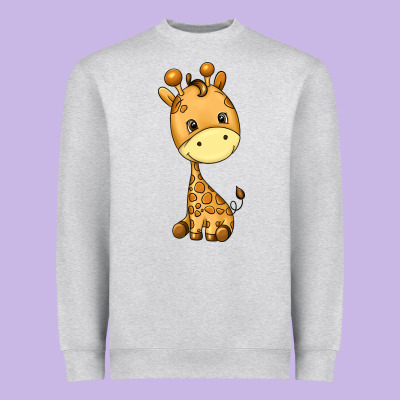Giraffe Heavyweight Sweatshirt Designed By Texasbilliewilder