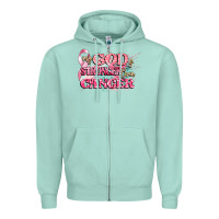 Seafoam my god is stronger than cancer Zipper Hoodie - CowGirlArtShop