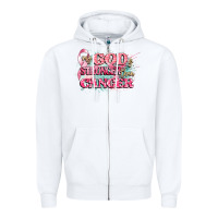 White my god is stronger than cancer Zipper Hoodie - CowGirlArtShop