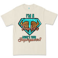 Bone i'm a teacher what's your superpower leopard Premium Tee - Jasminsmagicworld