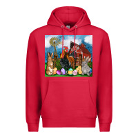 Cardinal Farm animals 20oz Premium Hoodie - OliviaCreatesArt