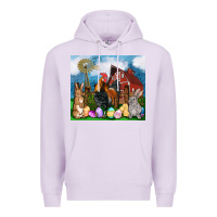 Lilac Farm animals 20oz Premium Hoodie - OliviaCreatesArt