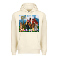 Sandshell Farm animals 20oz Premium Hoodie - OliviaCreatesArt