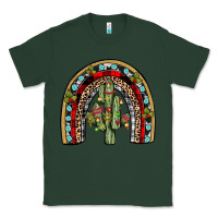 Sports Green christmas cactus rainbow Classic Tee - JahusDesignShop