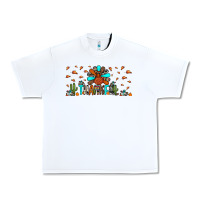 White thankful turkey Urban Heavy Tee - JahusDesignShop