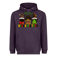 Plum We are black history Heavyweight Hoodie - FaDigitalArtStudio