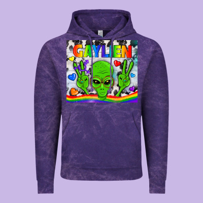 Lgbtq Gaylien Tumbler Vintage Hoodie Designed By Bundleandbundleshop