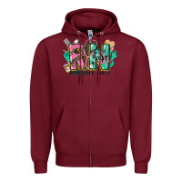 Burgundy registered nurse Zipper Hoodie - CowGirlArtShop