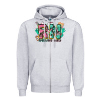 Heather Grey registered nurse Zipper Hoodie - CowGirlArtShop