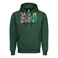 Sports Green registered nurse Zipper Hoodie - CowGirlArtShop
