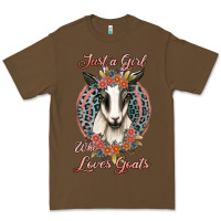 Cacao just a girl who loves goats Premium Tee - Jasminsmagicworld