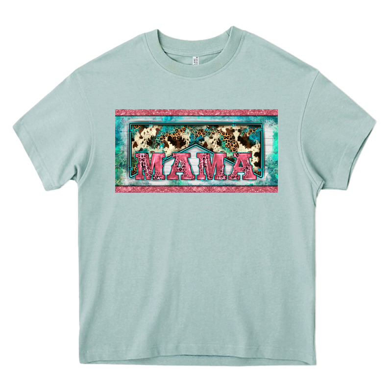Western Mama     License Plate Heavy Core Tee by BarkalooDesign | Teevron