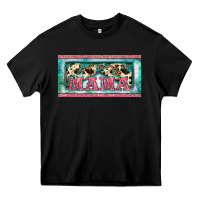 Black western mama     license plate Heavy Core Tee - BarkalooDesign