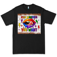 Black kiss whoever you want tumbler Premium Tee - JahusDesignShop