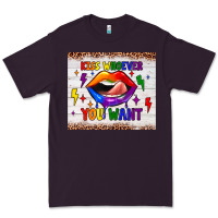 Plum kiss whoever you want tumbler Premium Tee - JahusDesignShop