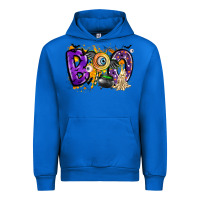 Cobalt boo Urban Hoodie - CowhideDigitalArt