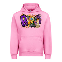 Fuchsia Pink boo Urban Hoodie - CowhideDigitalArt