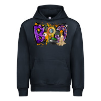 Navy boo Urban Hoodie - CowhideDigitalArt