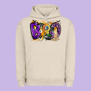 Boo Urban Hoodie Designed By Cowhidedigitalart