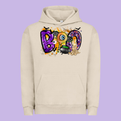 Boo Urban Hoodie Designed By Cowhidedigitalart