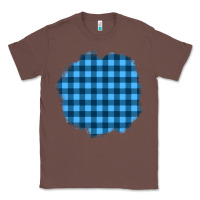 Chestnut Winter Tartan Patch Classic Tee - BundleAndBundleShop