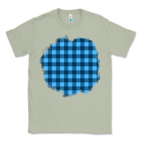 Matcha Winter Tartan Patch Classic Tee - BundleAndBundleShop