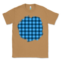 Toasted Coconut Winter Tartan Patch Classic Tee - BundleAndBundleShop