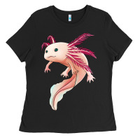 Black axolotl Ladies Tee - Jasminsmagicworld