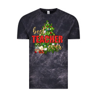 Best Teacher Ever With Christmas Tree Vintage Tee | Teevron