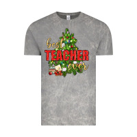 Cloud Rock Best Teacher Ever With Christmas Tree Vintage Tee - BundleAndBundleShop