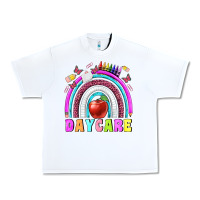 White daycare Urban Heavy Tee - BundleAndBundleShop