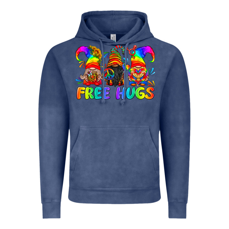 Lgbtq Free Hugs Gnomes Vintage Hoodie by BundleAndBundleShop | Teevron