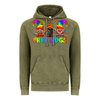 Vintage Olive LGBTQ Free Hugs Gnomes Vintage Hoodie - BundleAndBundleShop