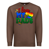Chestnut I love my dads Premium Sweatshirt - FaDigitalArtStudio