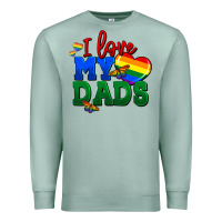 Seafoam I love my dads Premium Sweatshirt - FaDigitalArtStudio