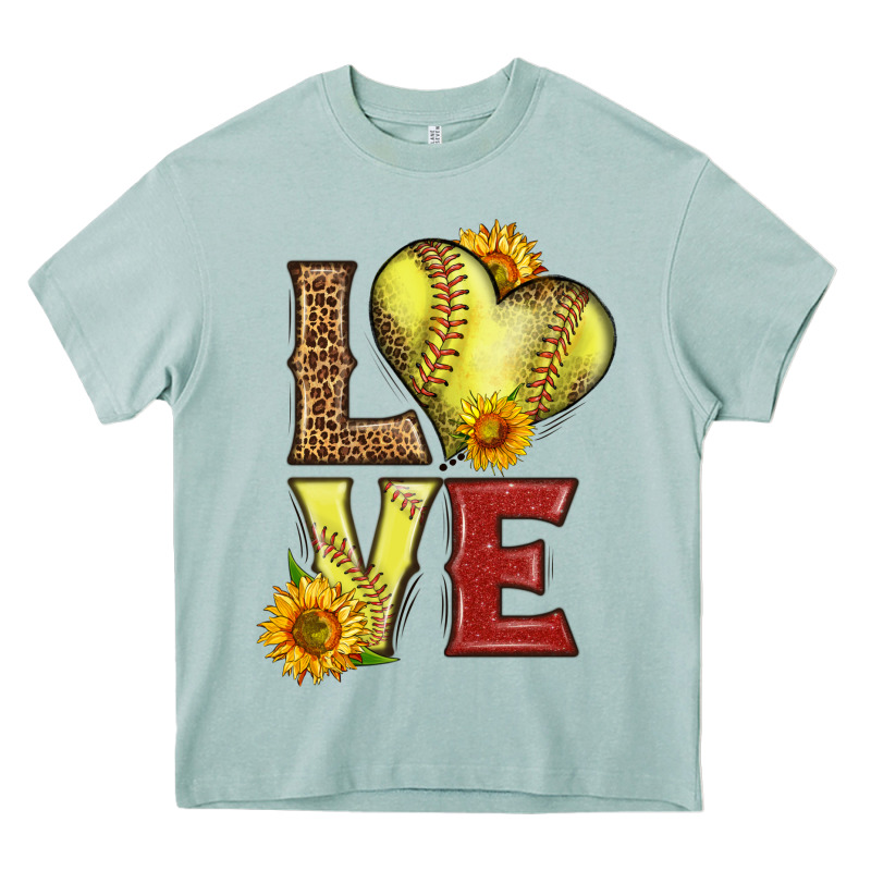Western Love Softball Heavy Core Tee by LillyAllenDesigns | Teevron