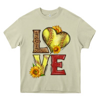 Mossy western love softball Heavy Core Tee - LillyAllenDesigns