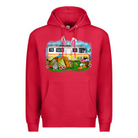 Cardinal Easter Day camper Premium Hoodie - OliviaCreatesArt