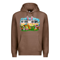 Chestnut Easter Day camper Premium Hoodie - OliviaCreatesArt