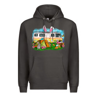 Smoke Easter Day camper Premium Hoodie - OliviaCreatesArt