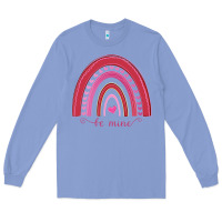 Colony Blue Valentines Day Rainbow Long Sleeve Tee - Bettercallsaul