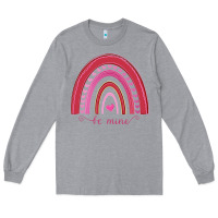 Heather Grey Valentines Day Rainbow Long Sleeve Tee - Bettercallsaul