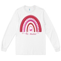 White Valentines Day Rainbow Long Sleeve Tee - Bettercallsaul