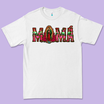 Mama Floral Aztec Leopard Premium Tee Designed By Jasminsmagicworld