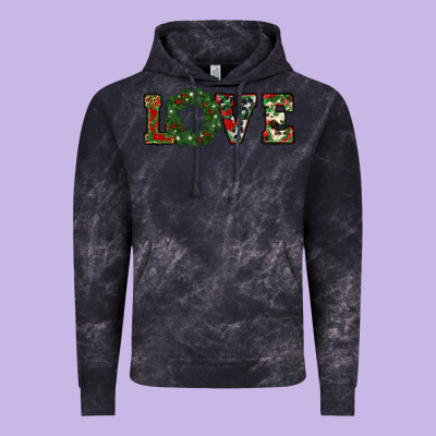 Christmas Love Vintage Hoodie Designed By Ranaportraitstore
