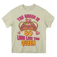 Mossy the queen is 80 long live the queen Heavy Core Tee - Jasminsmagicworld