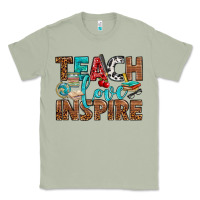 Matcha Teach Love Inspire With Leopard Classic Tee - BundleAndBundleShop