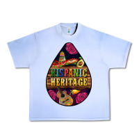 Grape Ice teardrop Hispanic Heritage Urban Heavy Tee - BundleAndBundleShop
